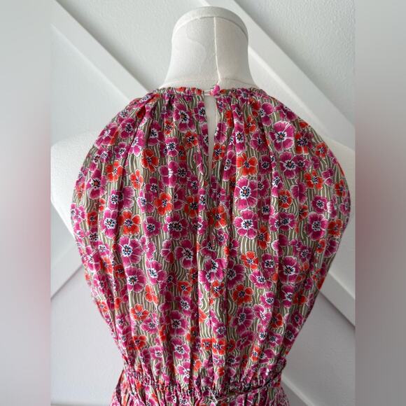 NWT J. Crew Tie-waist halter dress in Liberty Ellie Floral Fabric Size Small - Picture 6 of 15